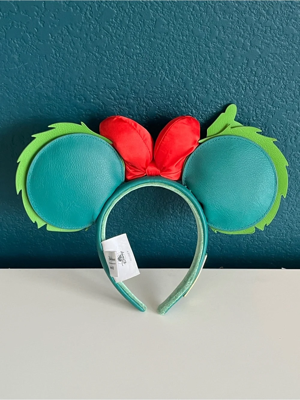 Disney Loungefly Mickey & Minnie Mouse Christmas Ears Headband Souvenir